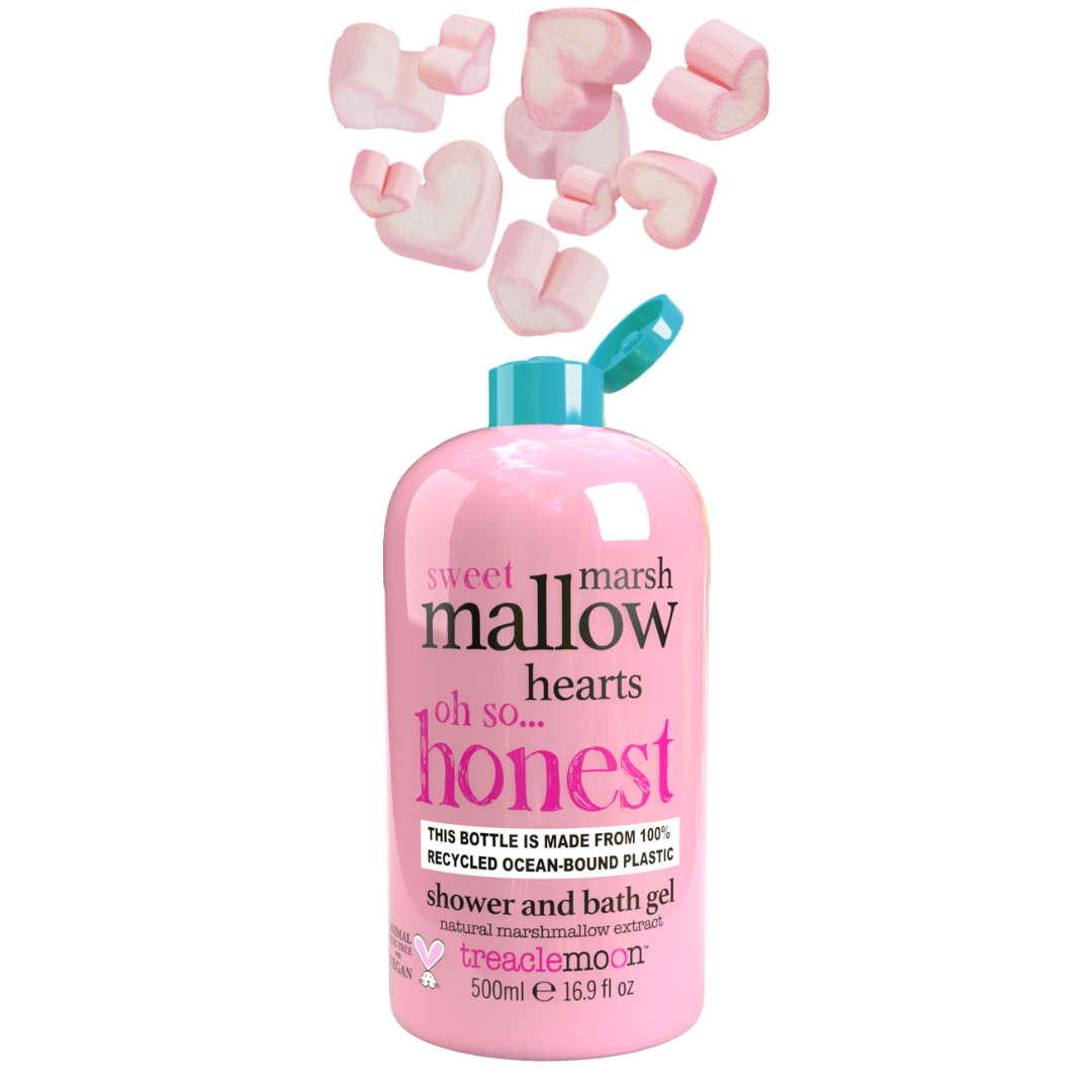 Marshmallow Hearts Shower & Bath Gel 500ml – Treaclemoon UK Marshmallow Hearts Shower & Bath Gel 500ml – Treaclemoon UK