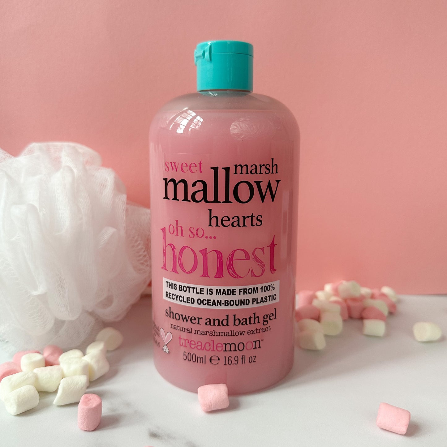 Marshmallow Hearts Shower & Bath Gel 500ml