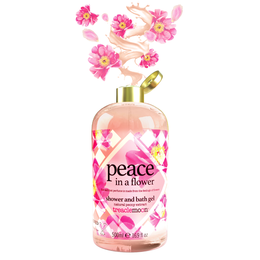 Peace in a Flower Shower & Bath Gel 500ml