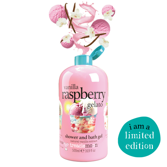 Vanilla Raspberry Gelato 'Limited Ed.' Shower & Bath Gel 500ml