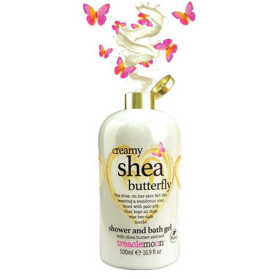 Creamy Shea Butterfly Shower & Bath Gel 500ml