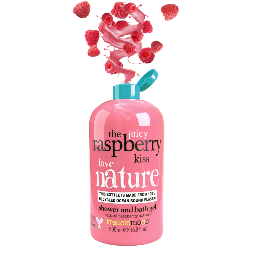 The Raspberry Kiss Shower & Bath Gel 500ml – Treaclemoon UK